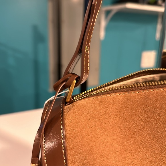 Shoulder or handheld Handbag suede - Picture 9 of 15